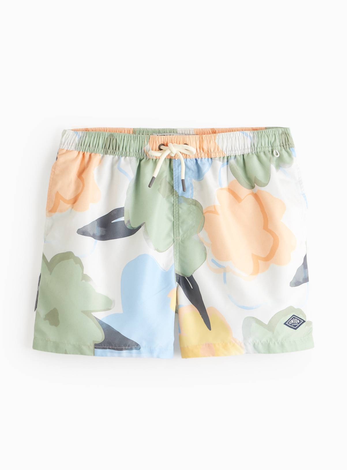UNION WORKS Pastel Floral Printed Swim Shorts XXXL - Image 3